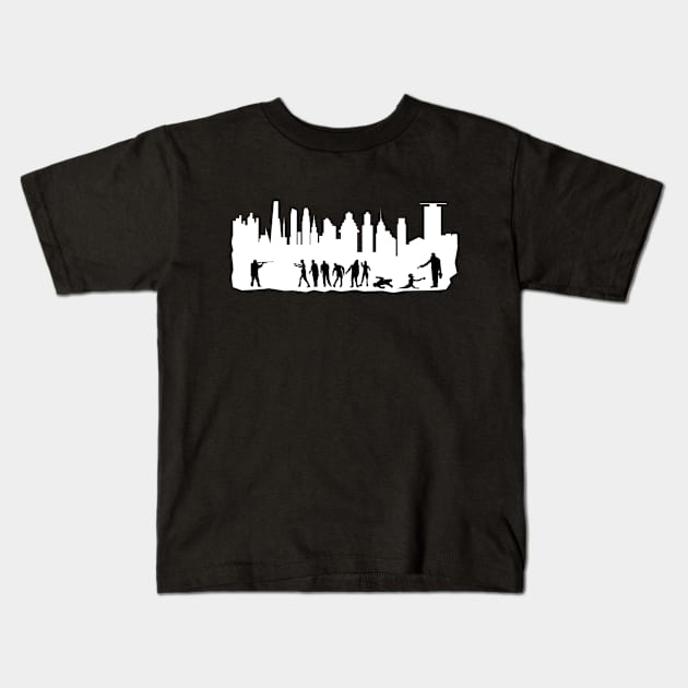 Zombie Killers Kids T-Shirt by Bongonation